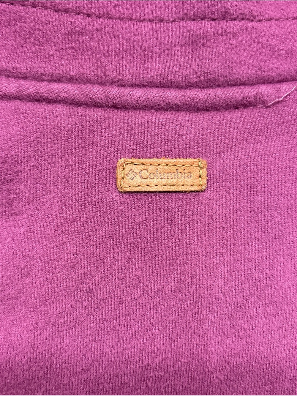 Vintage Columbia Plum Zip-Up‎ Fleece Jacket - Picture 6 of 9